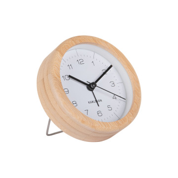 Budík Karlsson KA5923WH Neat Round, 9cm